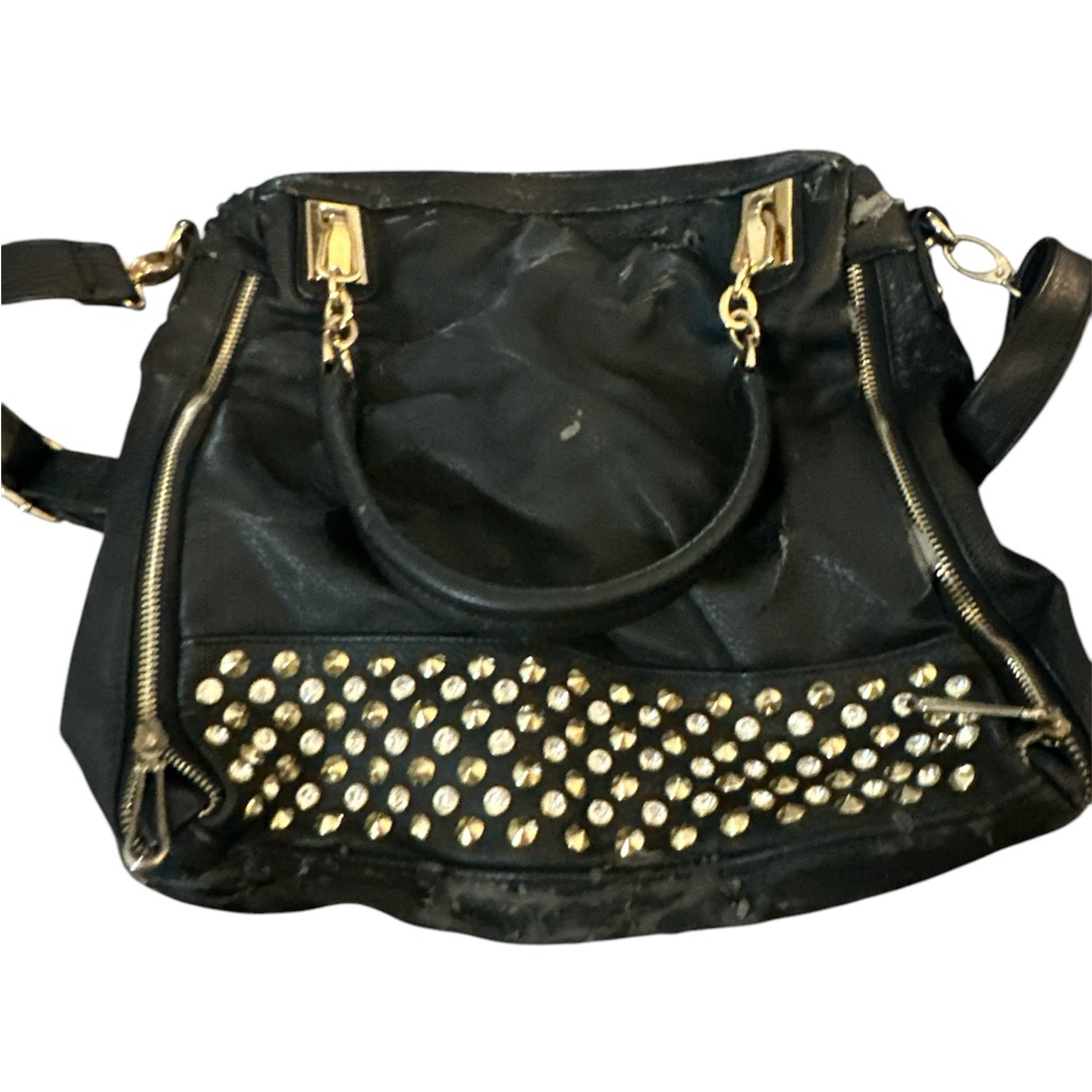 Black Studded Handbag